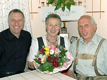 Gratulationsbild von Agnes und Johann Höll