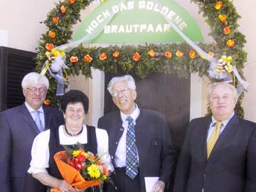 Gratulationsbild von Maria und Johannes Rainbacher