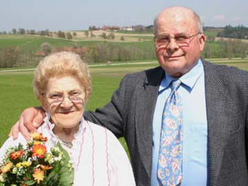 Gratulationsbild von Berta und Hubert Haidinger