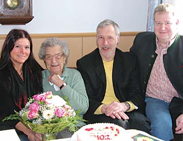 Gratulationsbild von Margarete Hötzl