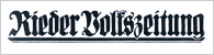 Historisches Logo der Zeitung »Rieder Volkszeitung«