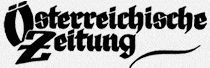 Historisches Logo der Zeitung »Oesterreichische Zeitung«